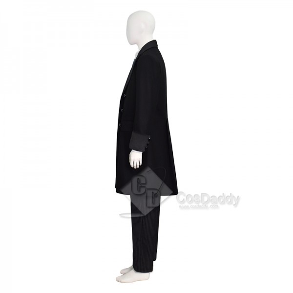 Cosdaddy Doctor Who sixth 6th Doctor Colorful Lattice Jacket Coat Suit Cosplay Costume 