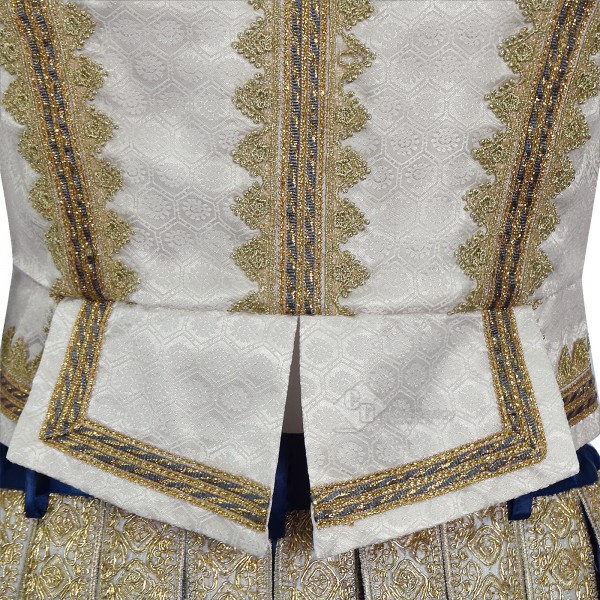 Cosdaddy Good Omens Angel Aziraphale Cosplay Costume Historical Renaissance Attire