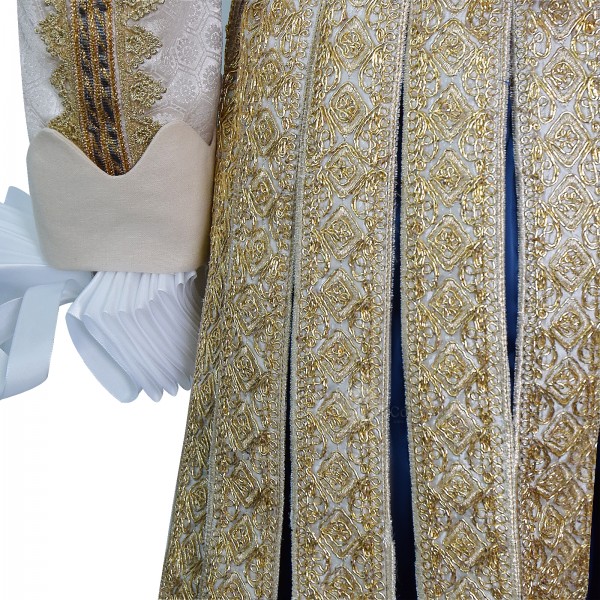 Cosdaddy Good Omens Angel Aziraphale Cosplay Costume Historical Renaissance Attire