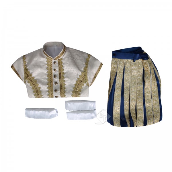 Cosdaddy Good Omens Angel Aziraphale Cosplay Costume Historical Renaissance Attire