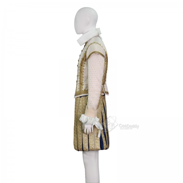 Cosdaddy Good Omens Angel Aziraphale Cosplay Costume Historical Renaissance Attire