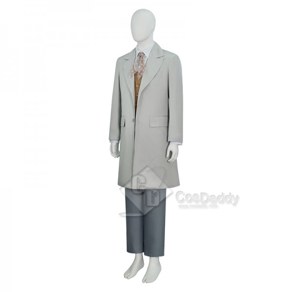 Cosdaddy Movie Good Omens Aziraphale Cosplay Costume Halloween Carnival Outfit 