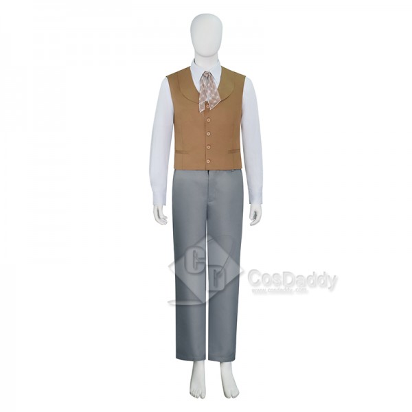 Cosdaddy Movie Good Omens Aziraphale Cosplay Costume Halloween Carnival Outfit 