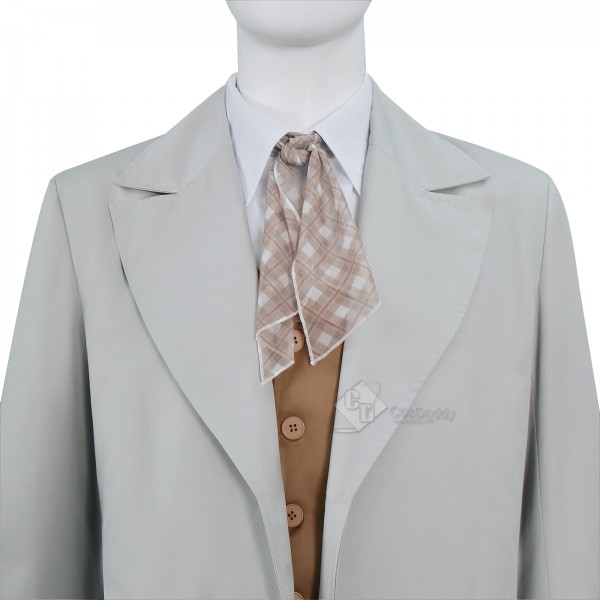 Cosdaddy Movie Good Omens Aziraphale Cosplay Costume Halloween Carnival Outfit 