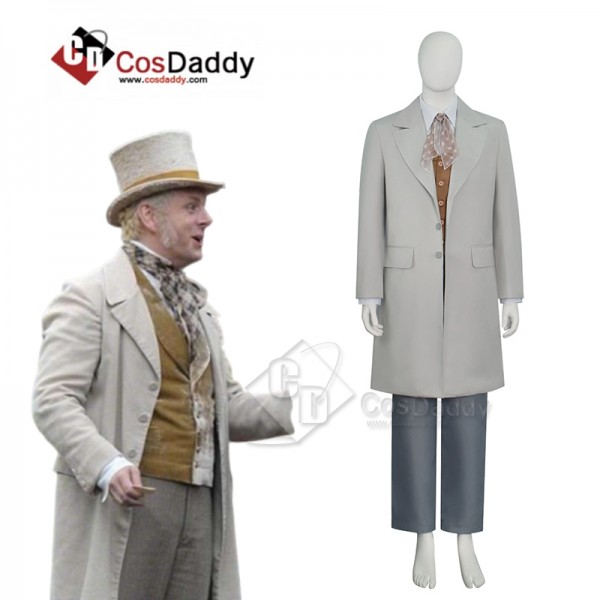 Cosdaddy Movie Good Omens Aziraphale Cosplay Costume Halloween Carnival Outfit 