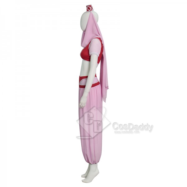Cosdaddy I Dream of Jeannie Cosplay Jeannie Costume Red Dress Halloween Outfits