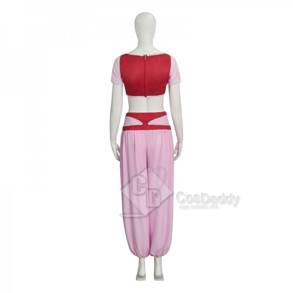 Cosdaddy I Dream of Jeannie Cosplay Jeannie Costume Red Dress Halloween Outfits