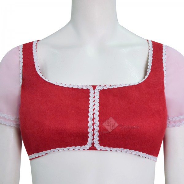 Cosdaddy I Dream of Jeannie Cosplay Jeannie Costume Red Dress Halloween Outfits