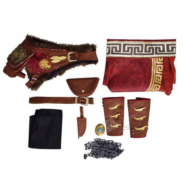 Kratos Cosplay Costume Martial Deity Leather Battle Armor Underlayer Halloween Outfit 