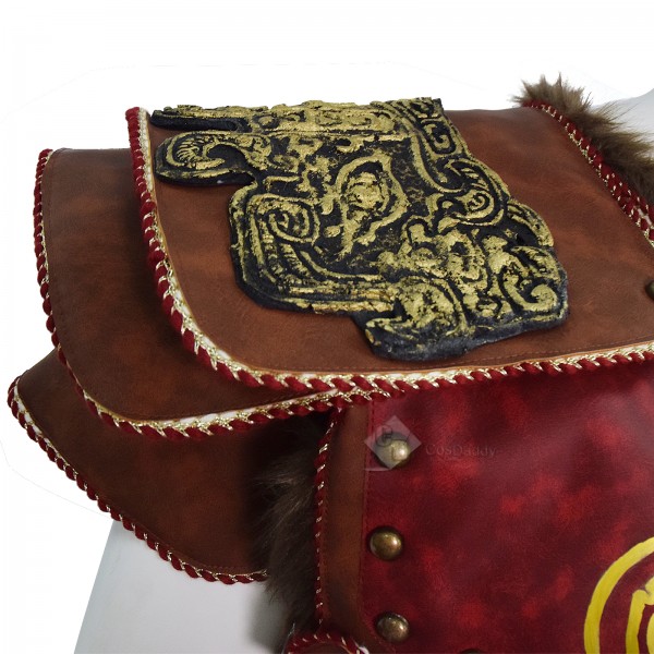 Martial Deity Kratos Cosplay Costume Leather Battle Armor Cosplay Halloween Outfit 