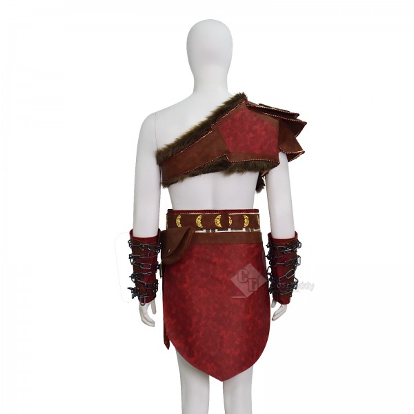 Martial Deity Kratos Cosplay Costume Leather Battle Armor Cosplay Halloween Outfit 