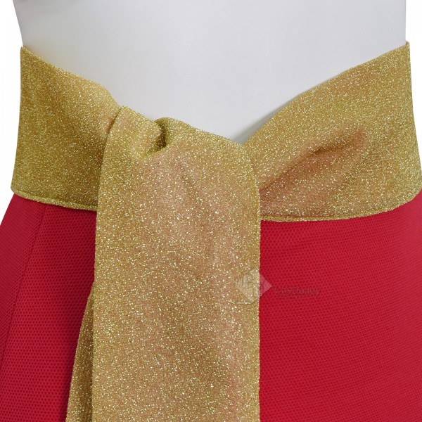 Cosdaddy Star Trek Beyond Uhura Engineer Crewman Vest With Red Dress Two Piece