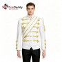 Cosdaddy Men's White Sequin Military Style Jacket ...