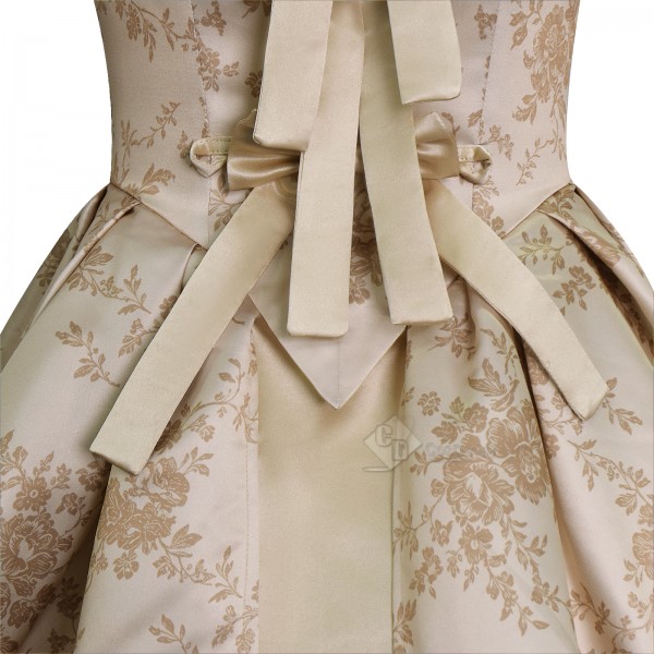 Cosdaddy Dangerous Liaisons Rococo Ball Gown Vintage 18th Court Marie Antoinette Champagne Costume