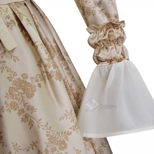 Cosdaddy Dangerous Liaisons Rococo Ball Gown Vintage 18th Court Marie Antoinette Champagne Costume