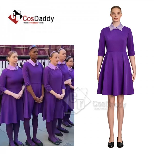 Cosdaddy The Testaments Agnes Cosplay Costume Purp...