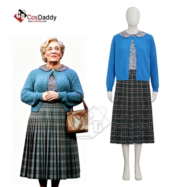 Cosdaddy Euphegenia Doubtfire Mrs. Doubtfire Cosplay Costume Musical Outfit
