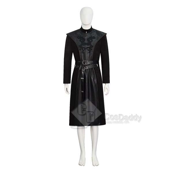 Cosdaddy Daemon Targaryen Cosplay Costume House of the Dragon Prince Daemon Black Medieval Outfit