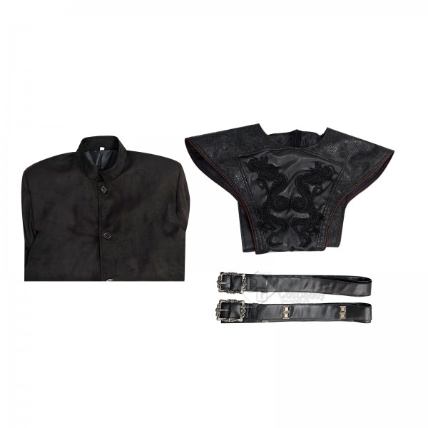 Cosdaddy Daemon Targaryen Cosplay Costume House of the Dragon Prince Daemon Black Medieval Outfit