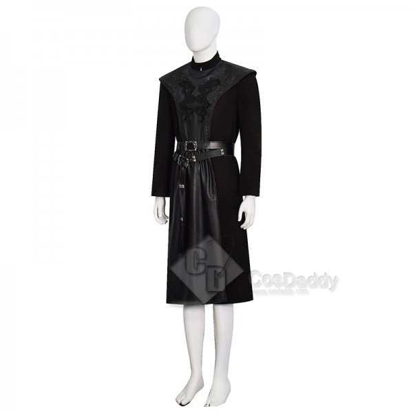 Cosdaddy Daemon Targaryen Cosplay Costume House of the Dragon Prince Daemon Black Medieval Outfit