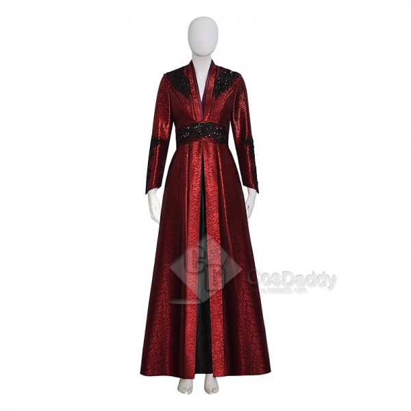 House of The Dragon Rhaenyra Targaryen Cosplay Costume Red Long Cape