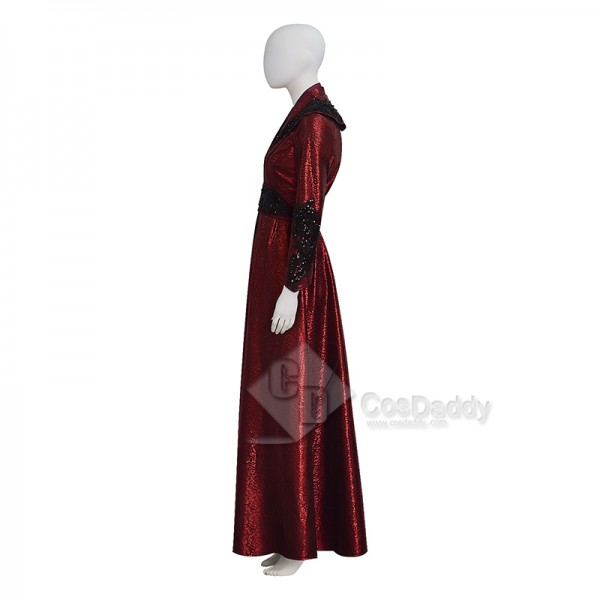 House of The Dragon Rhaenyra Targaryen Cosplay Costume Red Long Cape