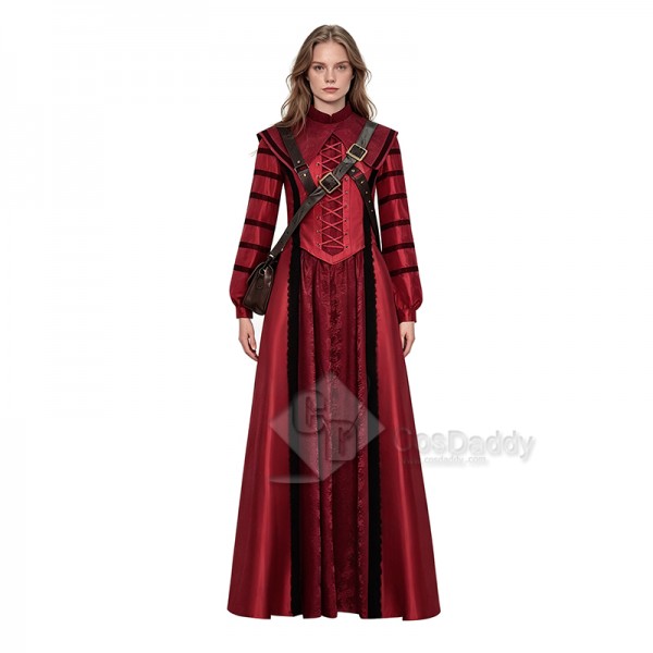 Cosdaddy 1666: Amsterdam Noa Cosplay Costume Halloween Red Outfit 