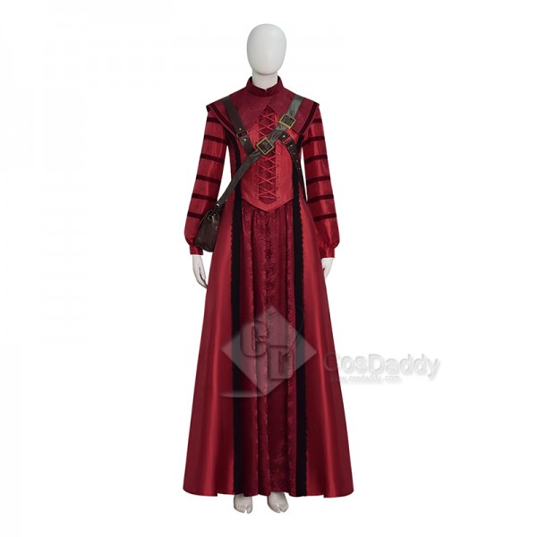 Cosdaddy 1666: Amsterdam Noa Cosplay Costume Halloween Red Outfit 