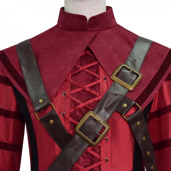Cosdaddy 1666: Amsterdam Noa Cosplay Costume Halloween Red Outfit 