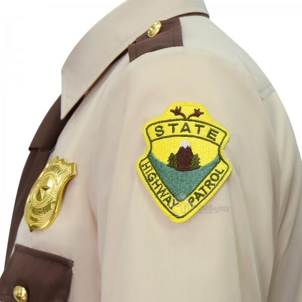 Cosdaddy Super Troopers State Trooper Cosplay Costume Halloween Suit 