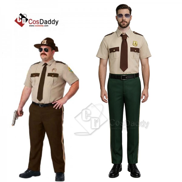 Cosdaddy Super Troopers State Trooper Cosplay Costume Halloween Suit 