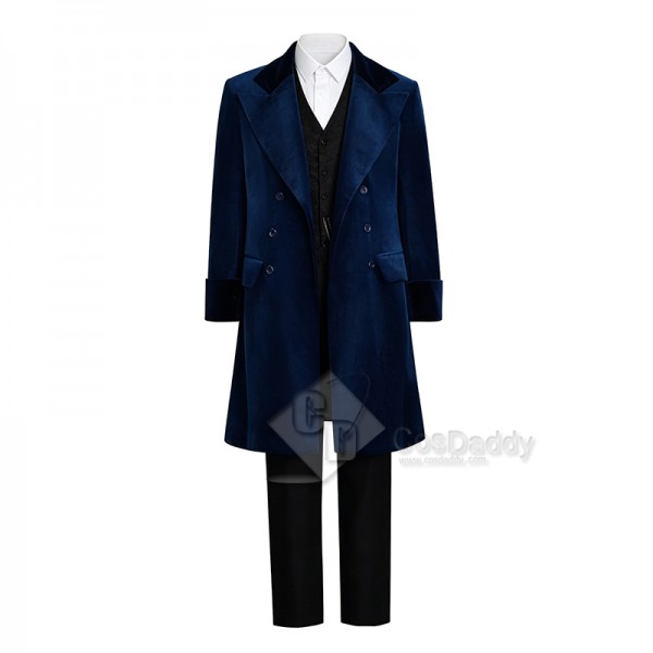 Cosdaddy Ebenezer Scrooge Cosplay Costume A Christmas Carol New Santa Claus Suit