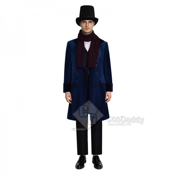 Cosdaddy A Christmas Carol Ebenezer Scrooge Cosplay Costume New Santa Claus Suit