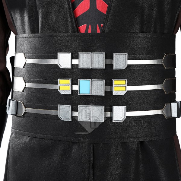 Cosdaddy Star Wars Maul Shadow Lord Maul Cosplay Costume Halloween Party Suit 