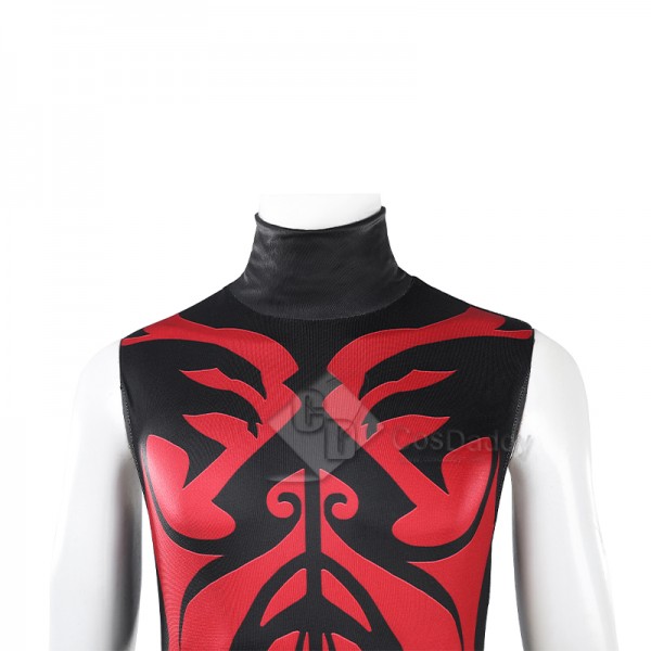Cosdaddy Star Wars Maul Shadow Lord Maul Cosplay Costume Halloween Party Suit 