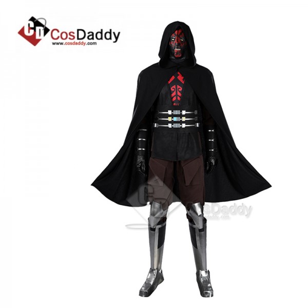Cosdaddy Star Wars Maul Shadow Lord Maul Cosplay Costume Halloween Party Suit 