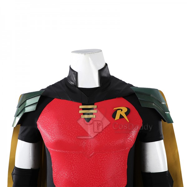 Cosdaddy Tim Drake Red Robin Cosplay Costume Classic Comic Halloween Full Set