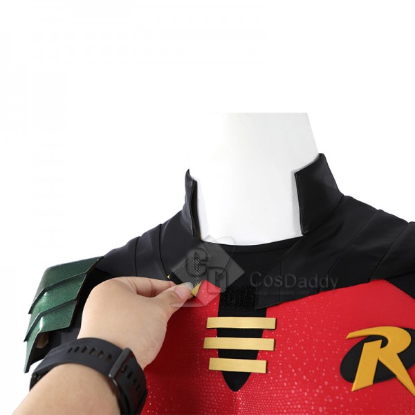 Cosdaddy Tim Drake Red Robin Cosplay Costume Classic Comic Halloween Full Set