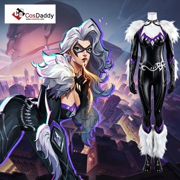 Cosdaddy Marvel Rivals Black Cat Cosplay Costume F...