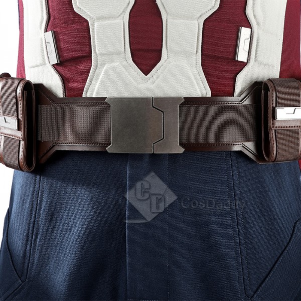 Cosdaddy Captain America Cosplay Costume Avengers Endgame Halloween Outfit 