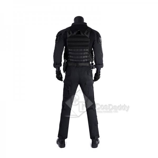 Cosdaddy The Punisher Cosplay Costume One Last Kill Frank Castle Skull Outfit 