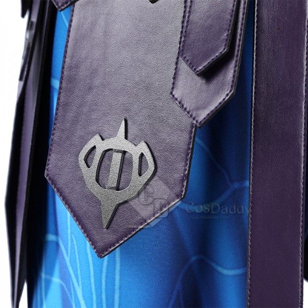 Cosdaddy Masters of the Universe Skeletor Cosplay Costume 