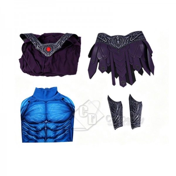 Cosdaddy Masters of the Universe Skeletor Cosplay Costume 