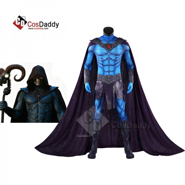 Cosdaddy Masters of the Universe Skeletor Cosplay Costume 