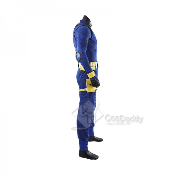 Cosdaddy Avengers Doomsday Cyclops X-Men Blue Yellow Costume Full Set