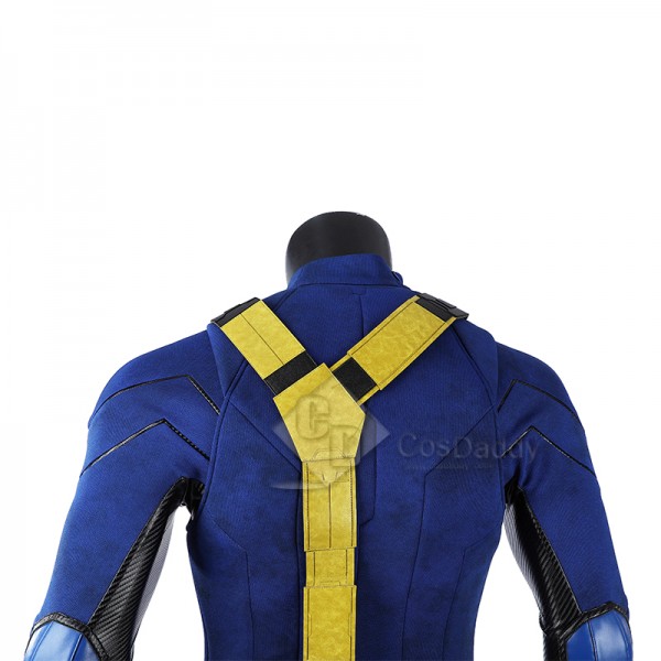 Cosdaddy Avengers Doomsday Cyclops X-Men Blue Yellow Costume Full Set