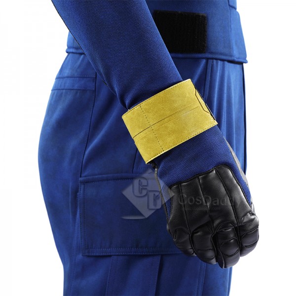 Cosdaddy Avengers Doomsday Cyclops X-Men Blue Yellow Costume Full Set
