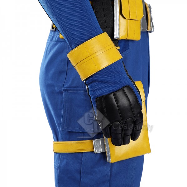 Cosdaddy Avengers Doomsday Cyclops X-Men Blue Yellow Costume Full Set