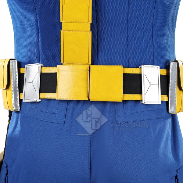Cosdaddy Avengers Doomsday Cyclops X-Men Blue Yellow Costume Full Set
