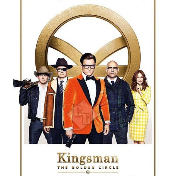 Kingsman The Golden Circle Taron Egerton Eggsy Tuxedo Suit New Arrivals